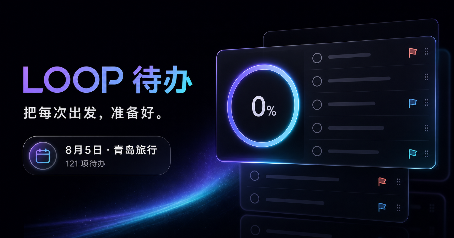 LOOP 出发清单真实页面封面