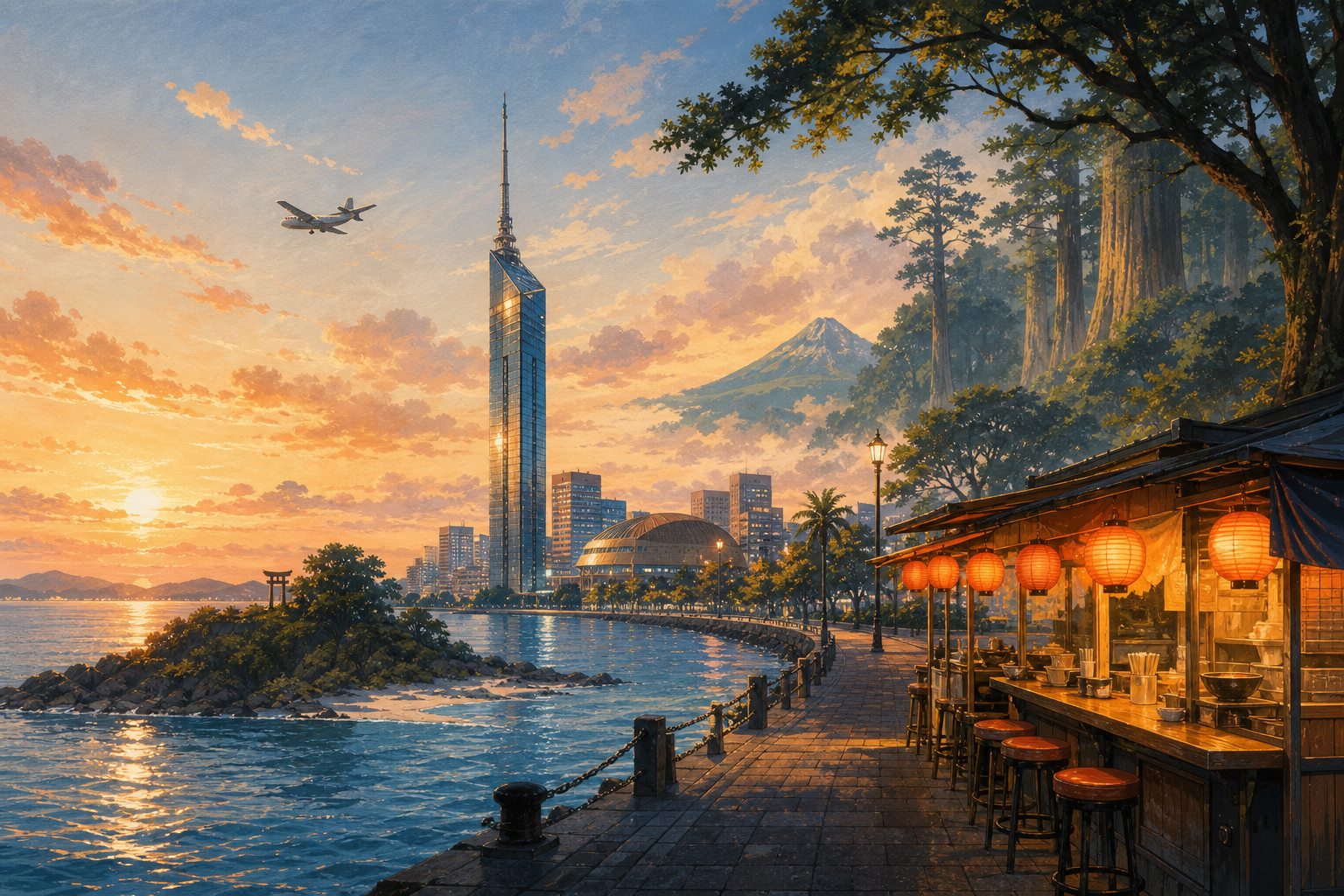 福冈与九州目的地印象图