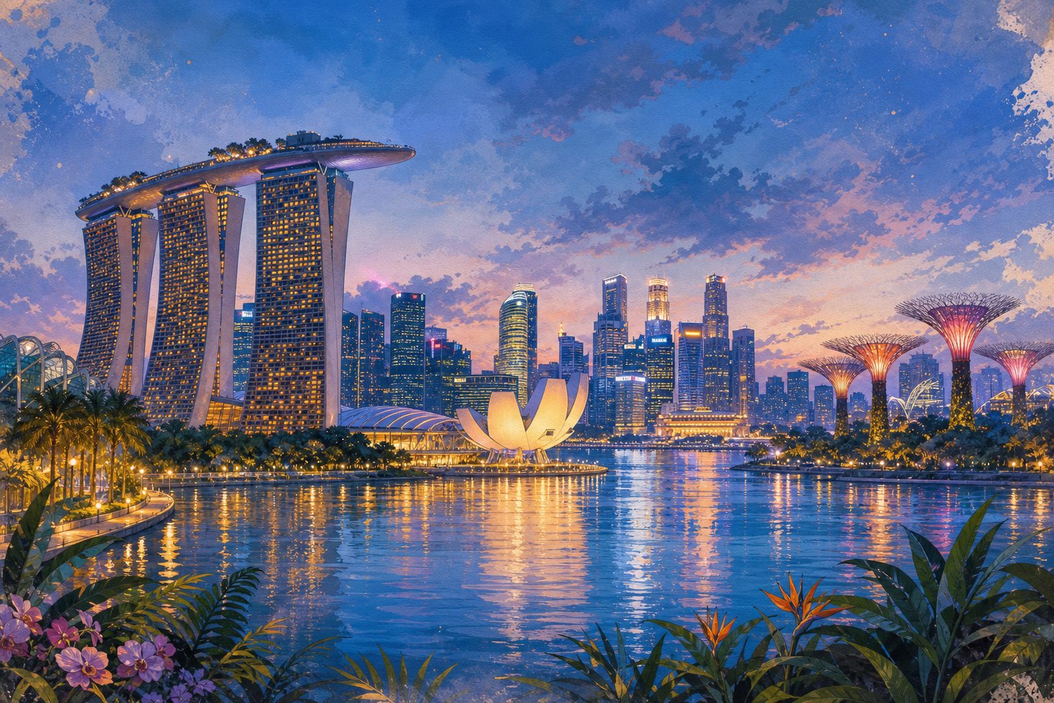 新加坡目的地印象图
